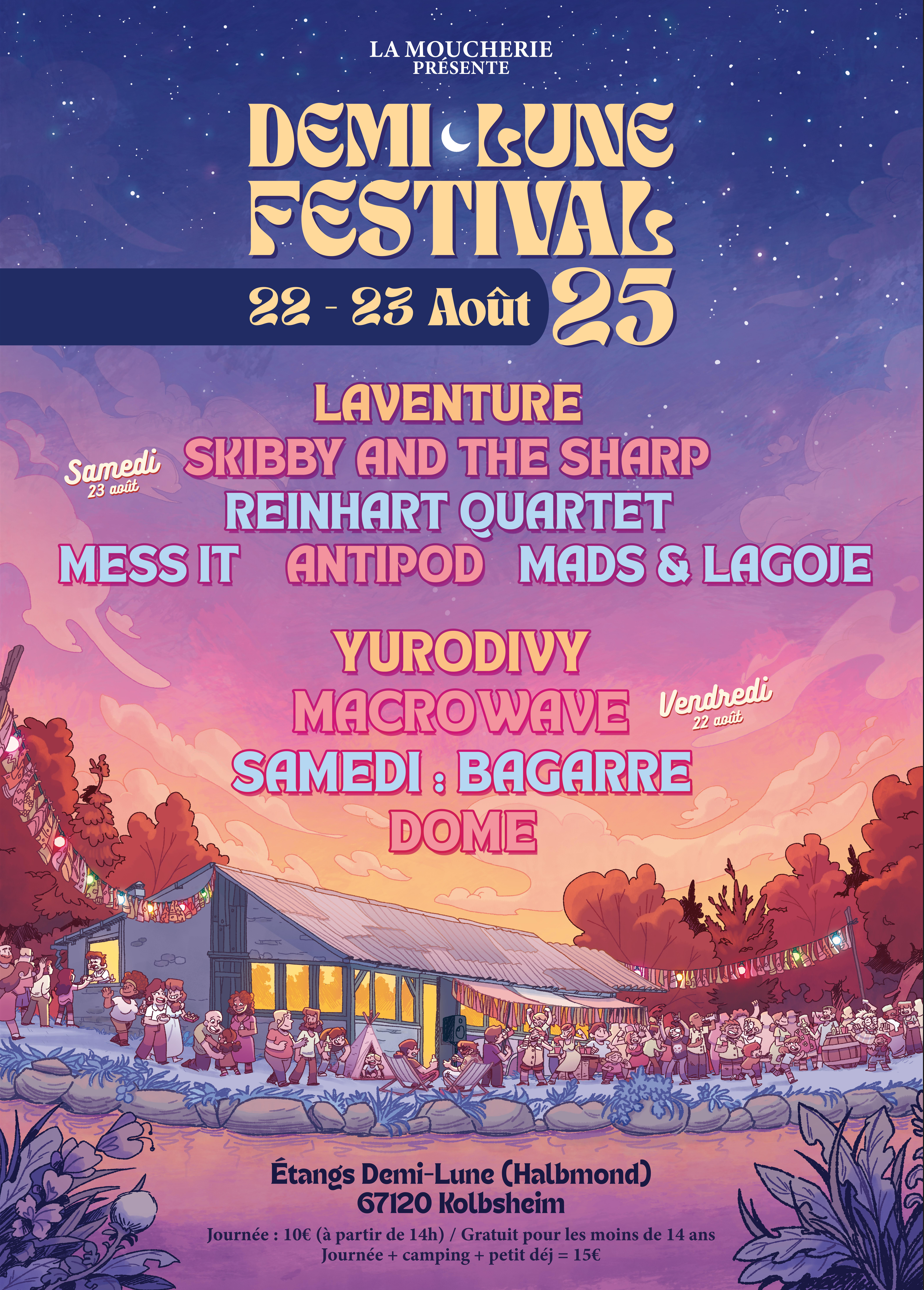 Demi Lune Festival - Affiche 2025